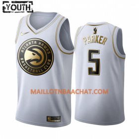 Maillot NBA Atlanta Hawks Jabari Parker 5 Nike 2019-20 Blanc Golden Edition Swingman - Enfant